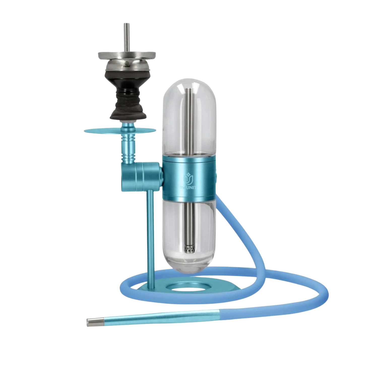 theUnit Sphere Aluminium Shisha Clear - Skyblue