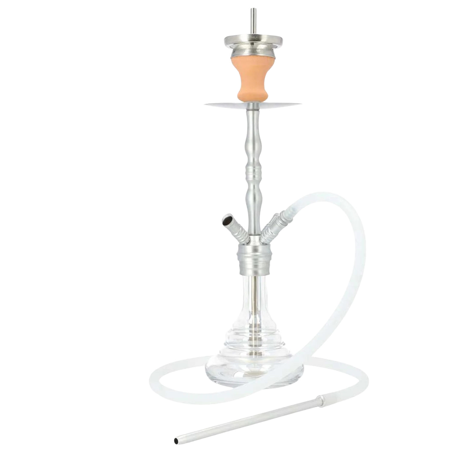 INVI Saros 500 Shiny Silber-Clear Shisha