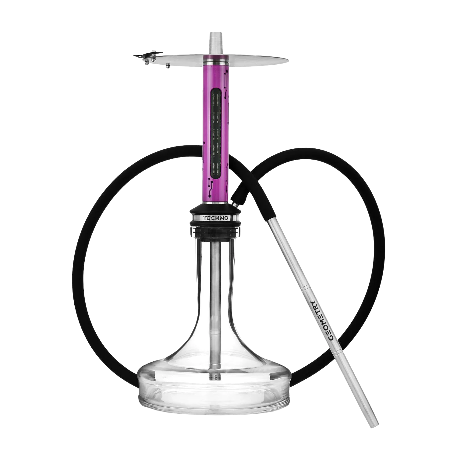 Geometry Hookah Techno Violet