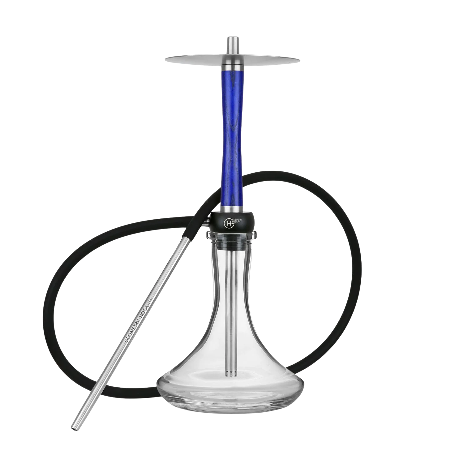 Geometry Hookah Little Bro Wood Blue