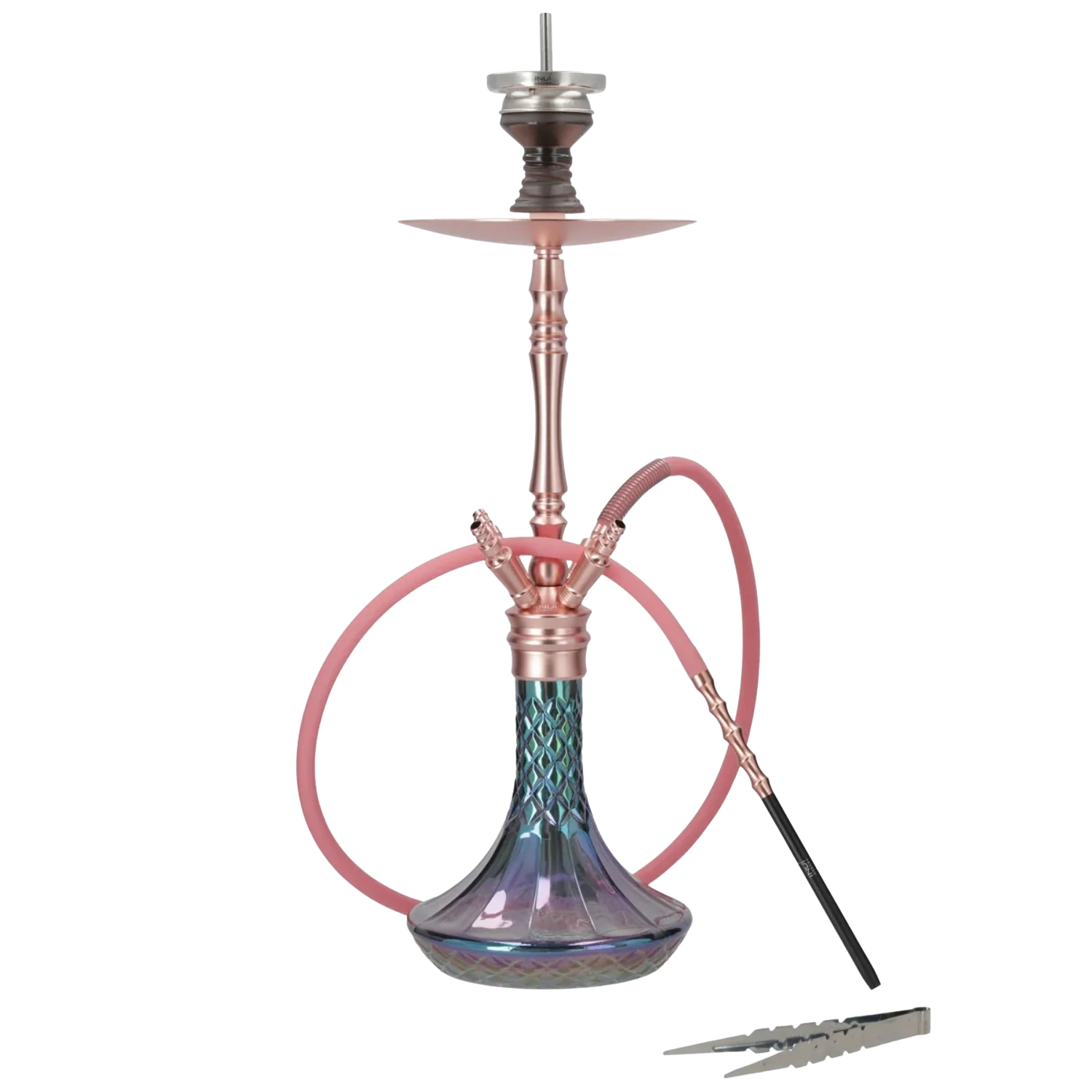 INVI Vergence Alu Cut Rainbow Rose Gold Shisha
