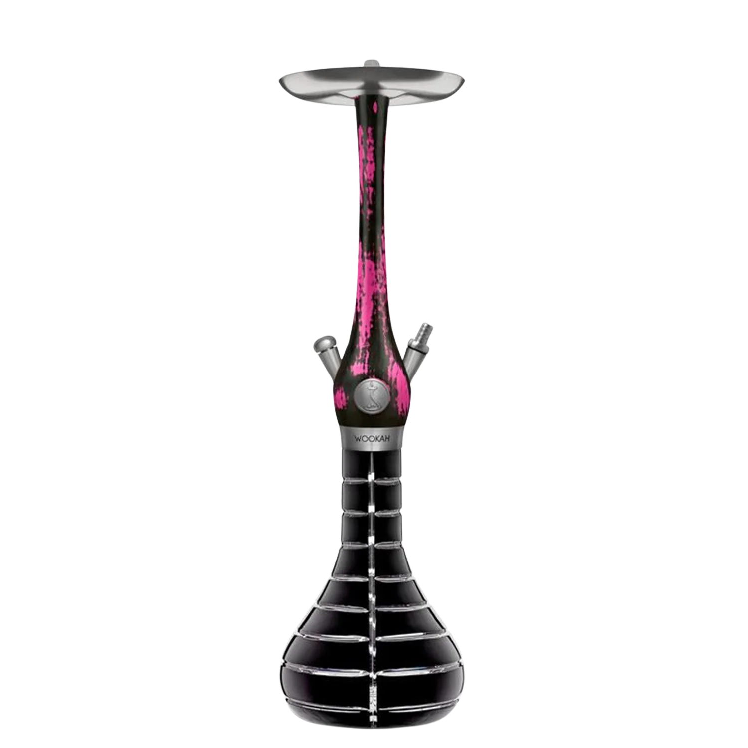 Wookah - Black&Pink / Striped Black Mastercut Shisha