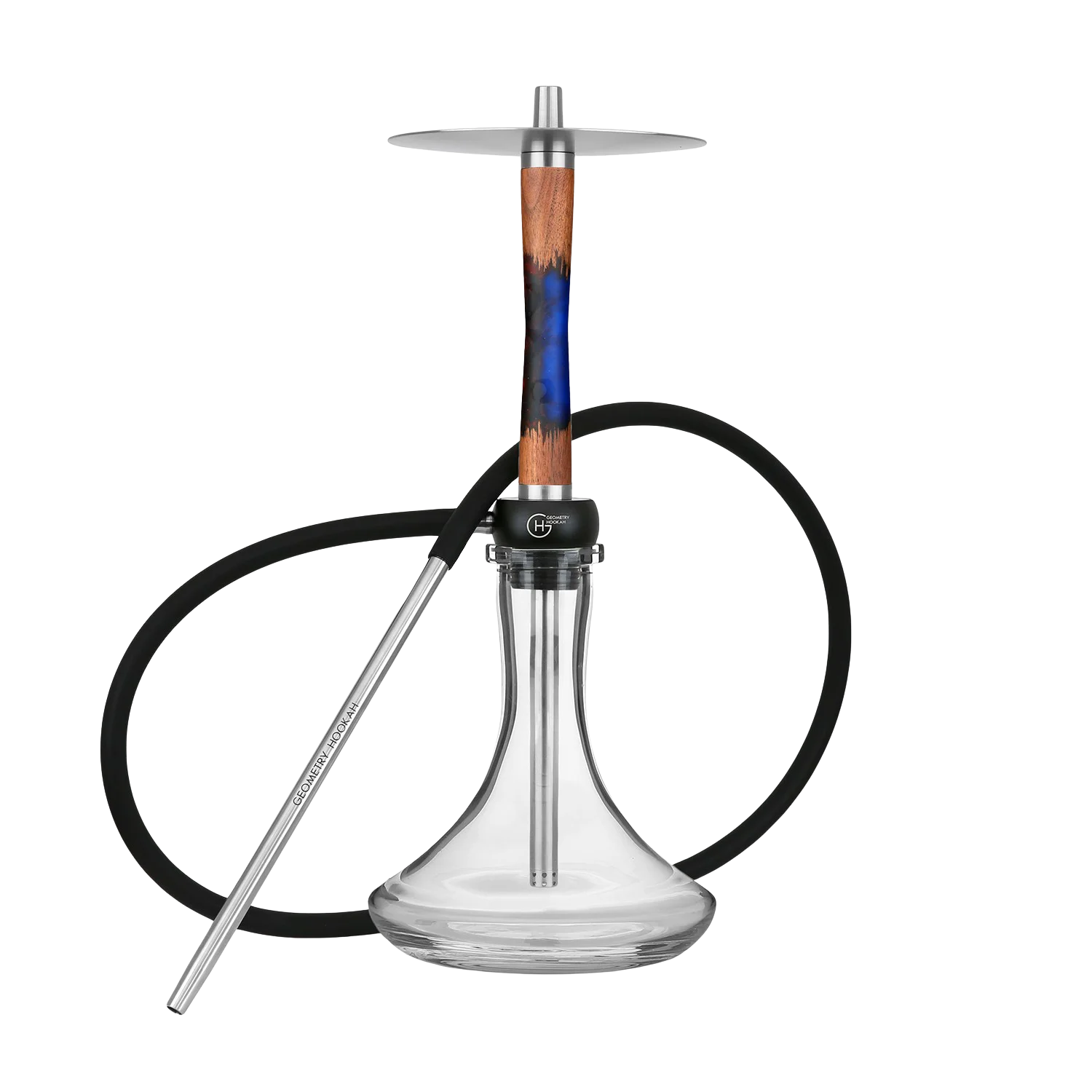 Geometry Hookah Little Bro Woody Epox Brown Darkness