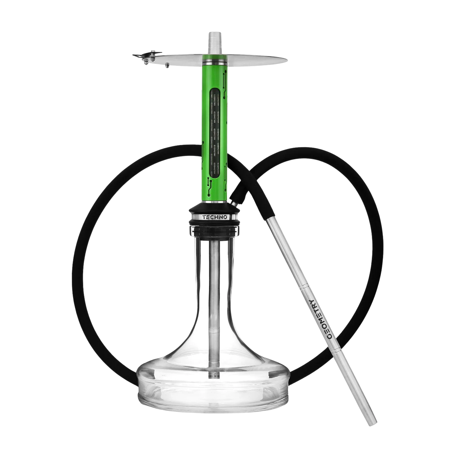 Geometry Hookah Techno Green