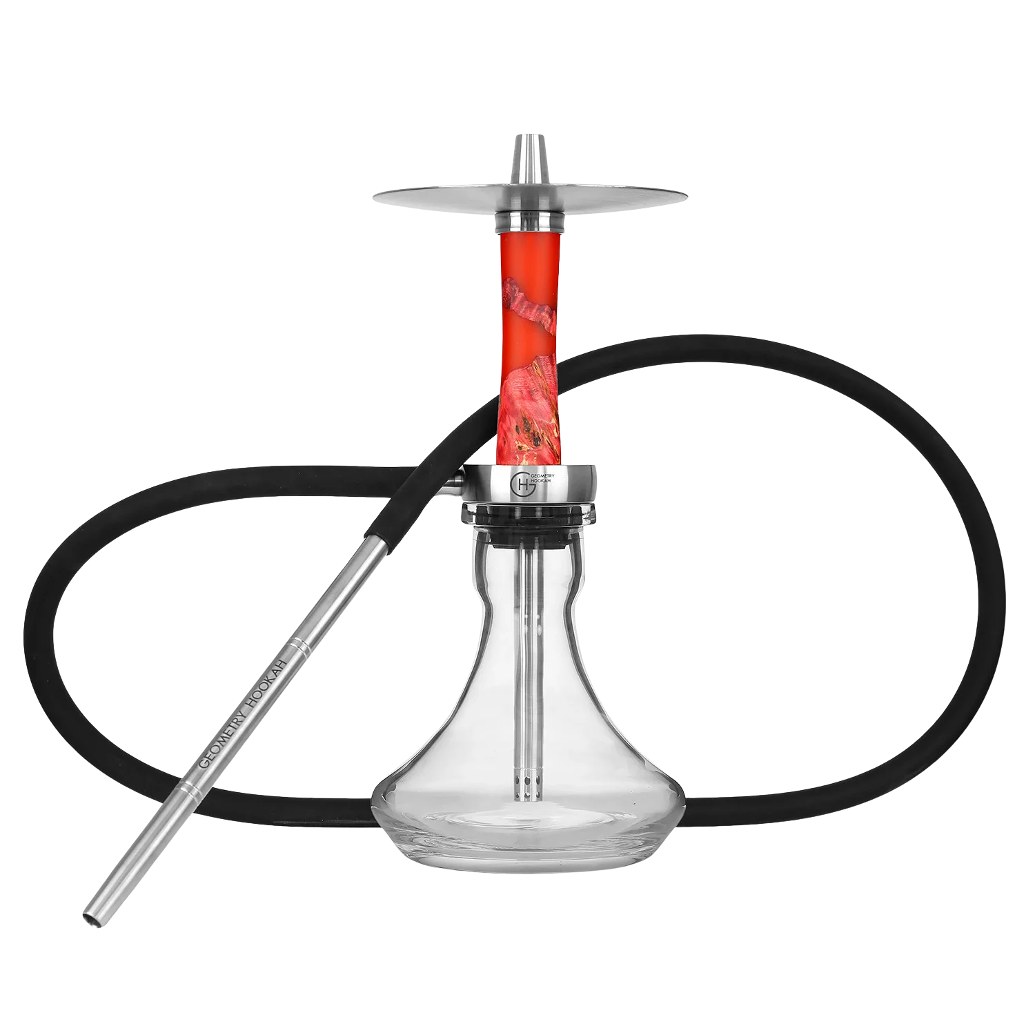 Geometry Hookah Mini Bro Epox Red Orange Matt