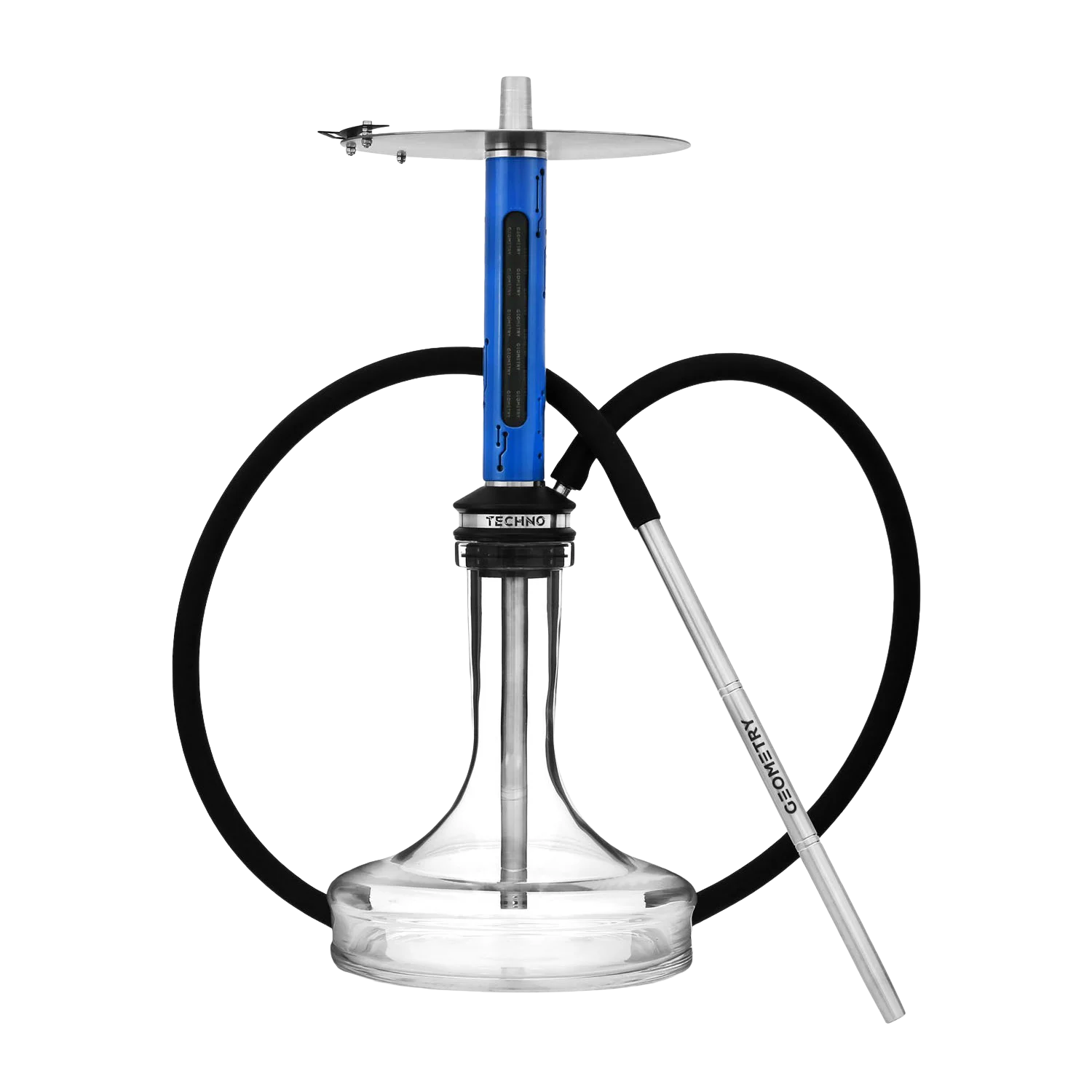 Geometry Hookah Techno Blue