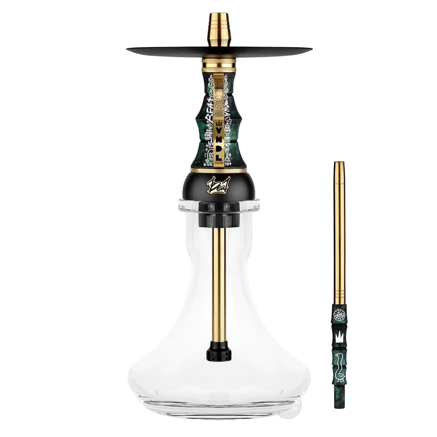 ALPHA Hookah BEAT VNDL Green Limited Clear