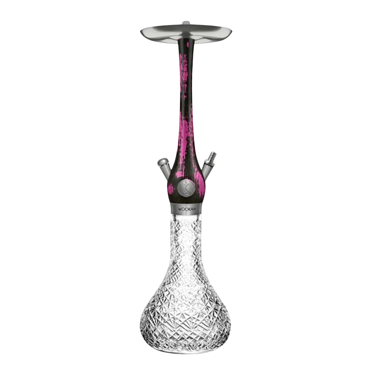 Wookah - Black&Pink / Glimmer Heavy Kristall Shisha