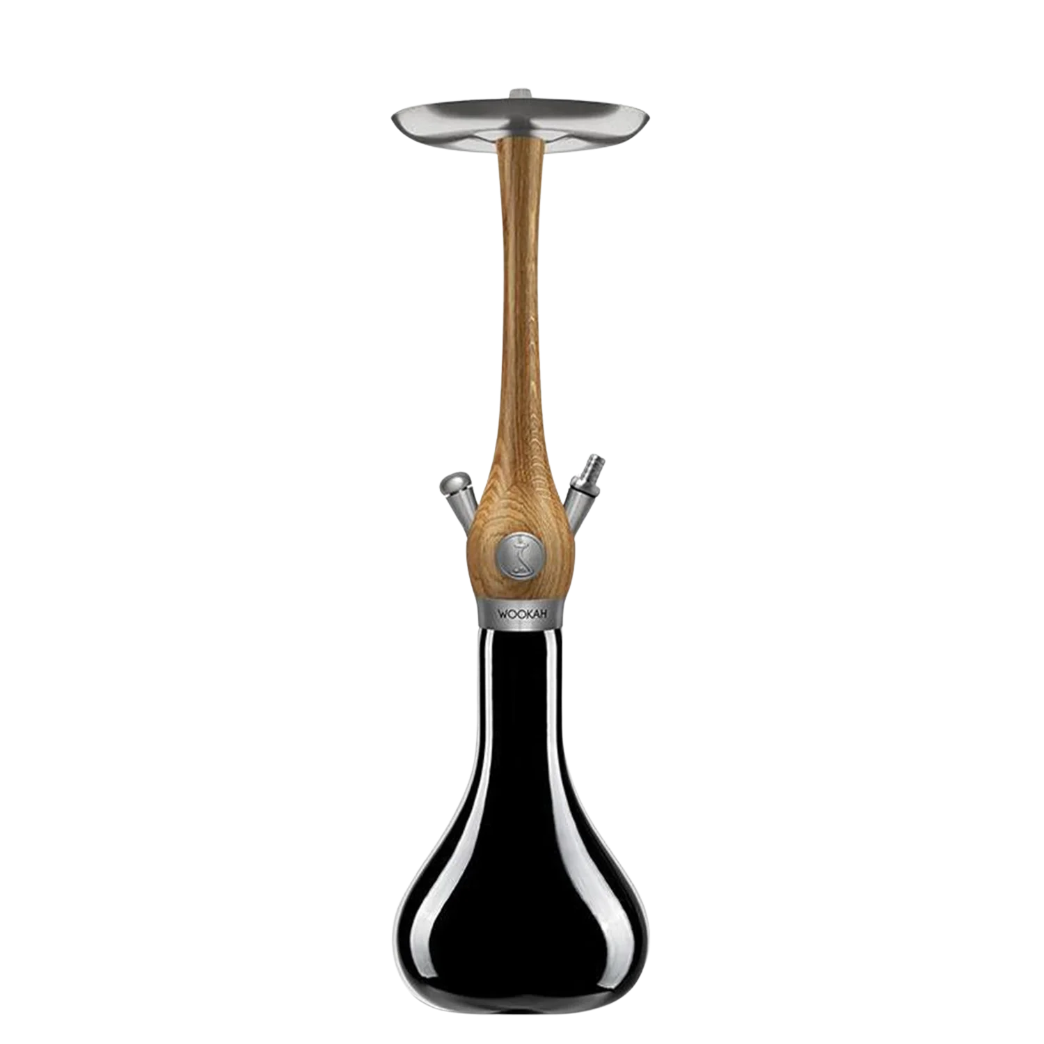 Wookah - Oak / Smooth Black Shisha