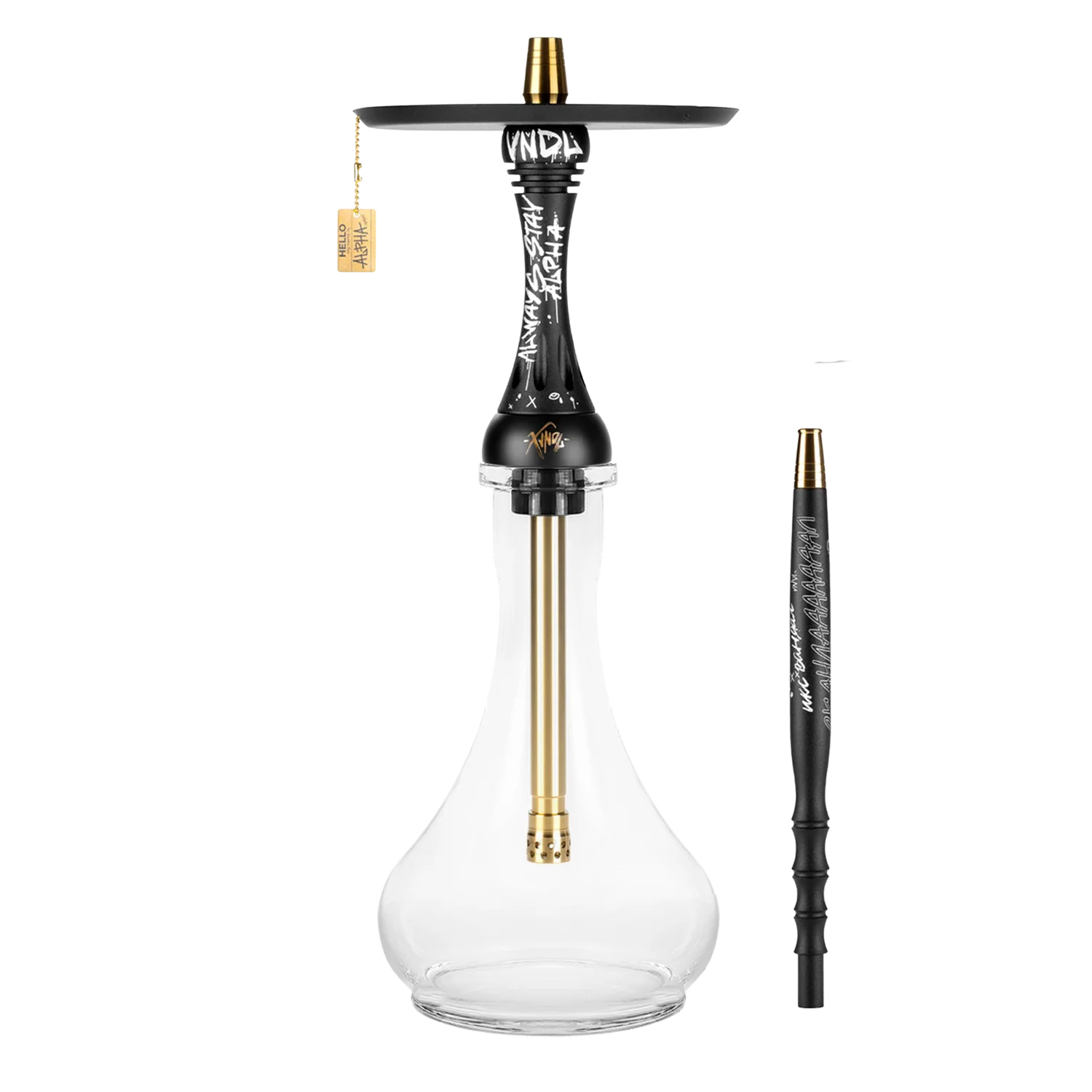 Alpha Hookah Model Х VNDL Jet Black