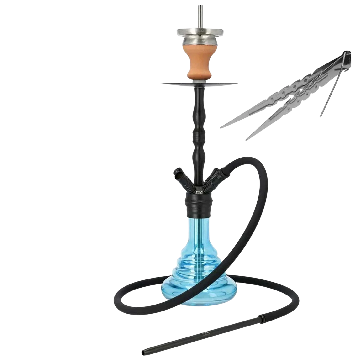 INVI Saros 500 Shiny Schwarz-Blue Shisha