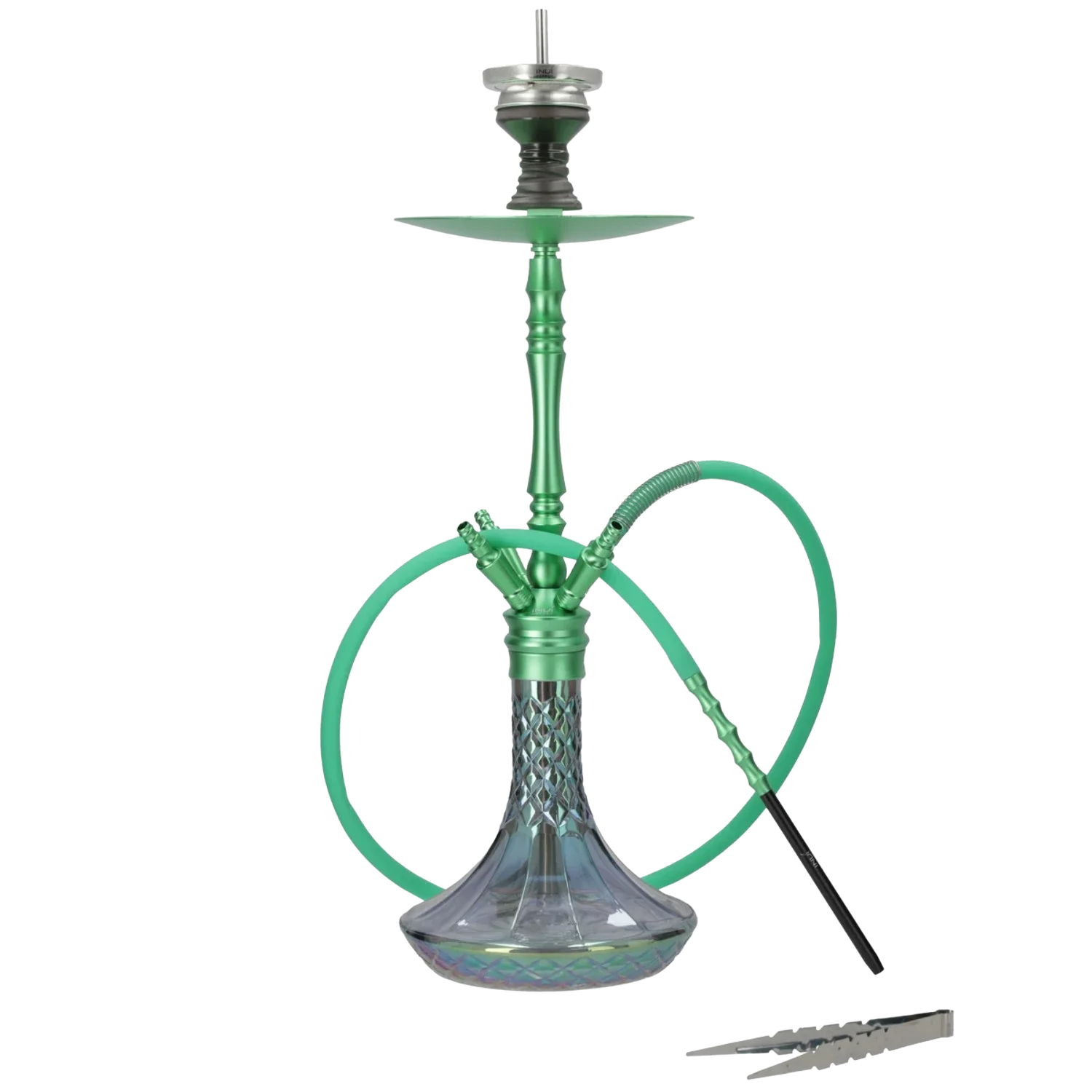 INVI Vergence Alu Cut Rainbow Grün Shisha