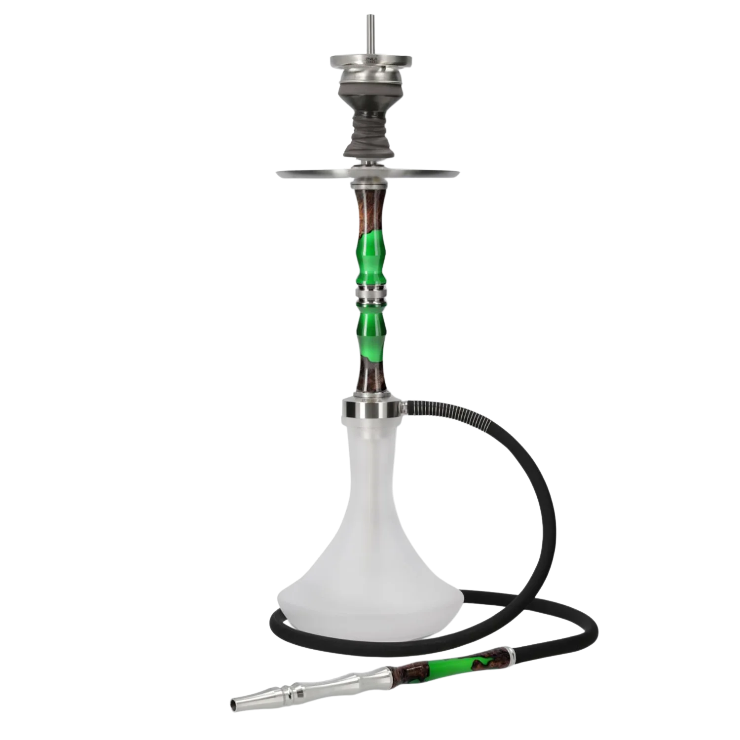 INVI Recursion Frosted Edelstahl Schwarz-Grau Shisha