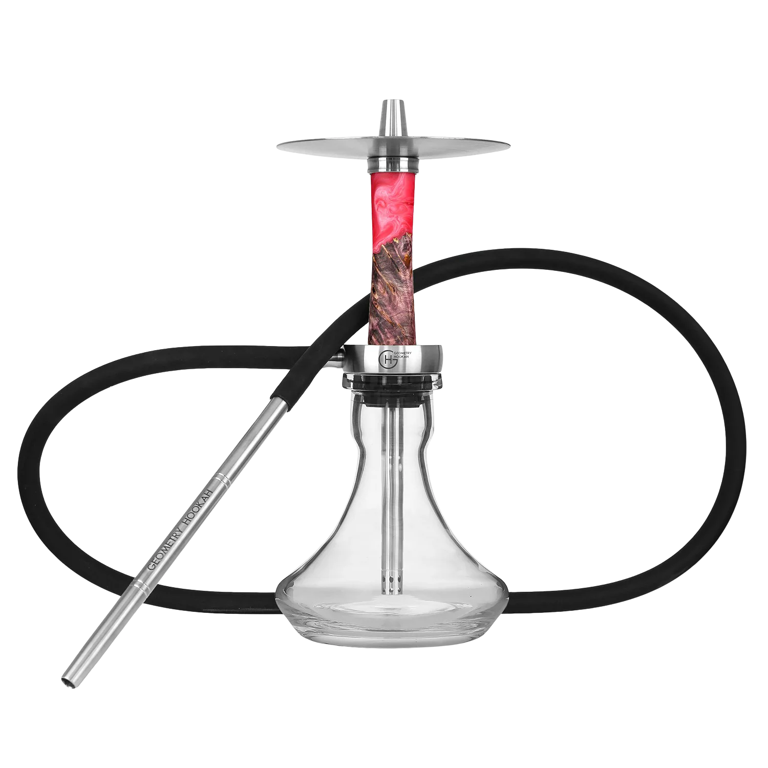 Geometry Hookah Mini Bro Epox Rose Red Sky