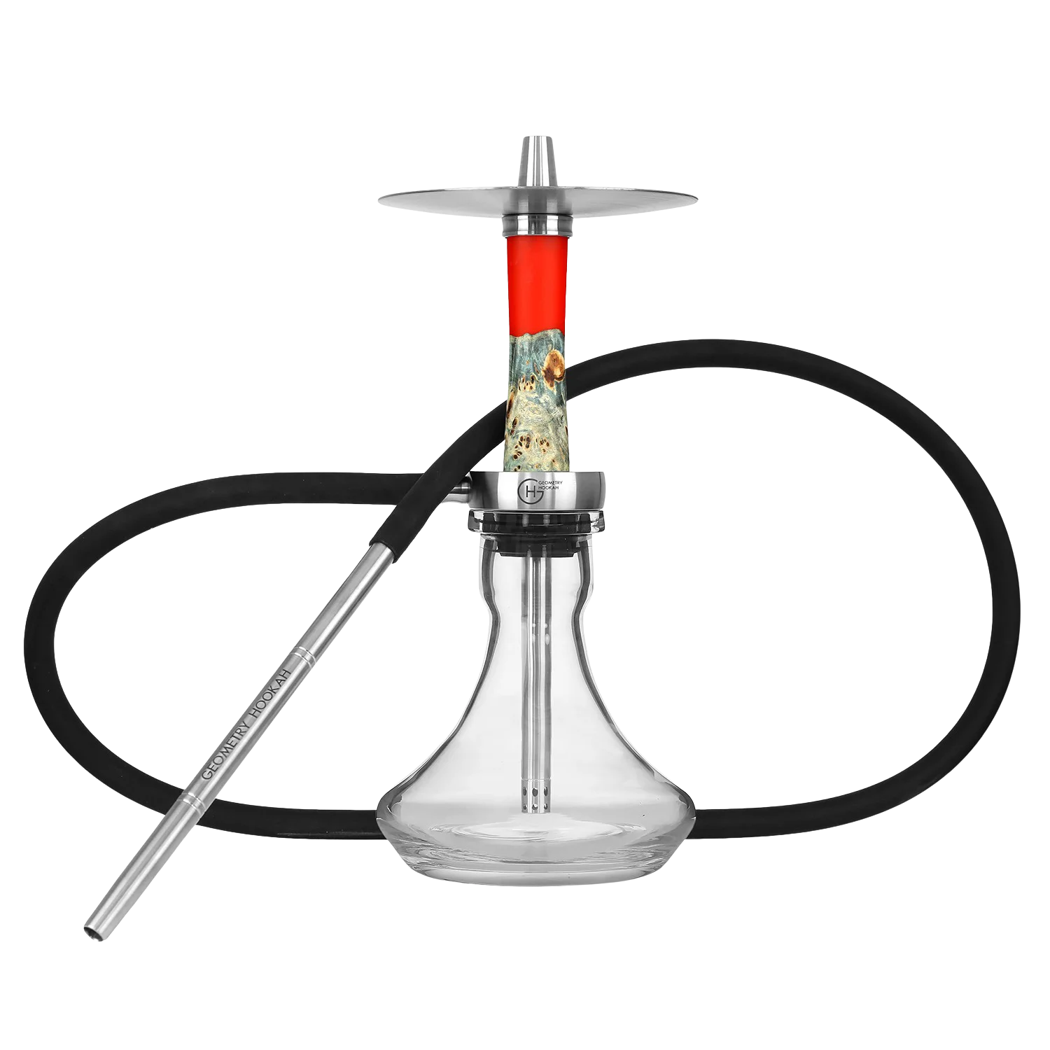 Geometry Hookah Mini Bro Epox Blue Orange Matt