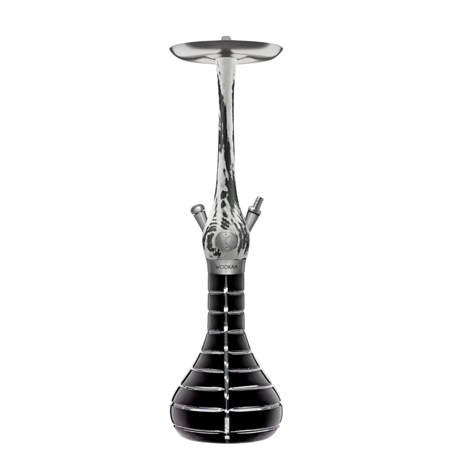 Wookah - Black&White / Striped Black Mastercut Shisha
