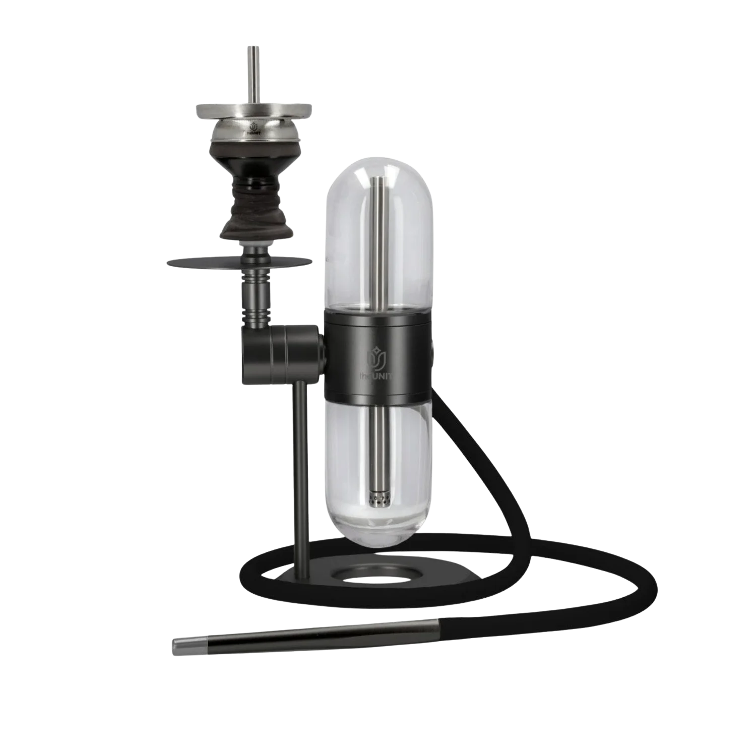 theUnit Sphere Aluminium Shisha Clear - Schwarz