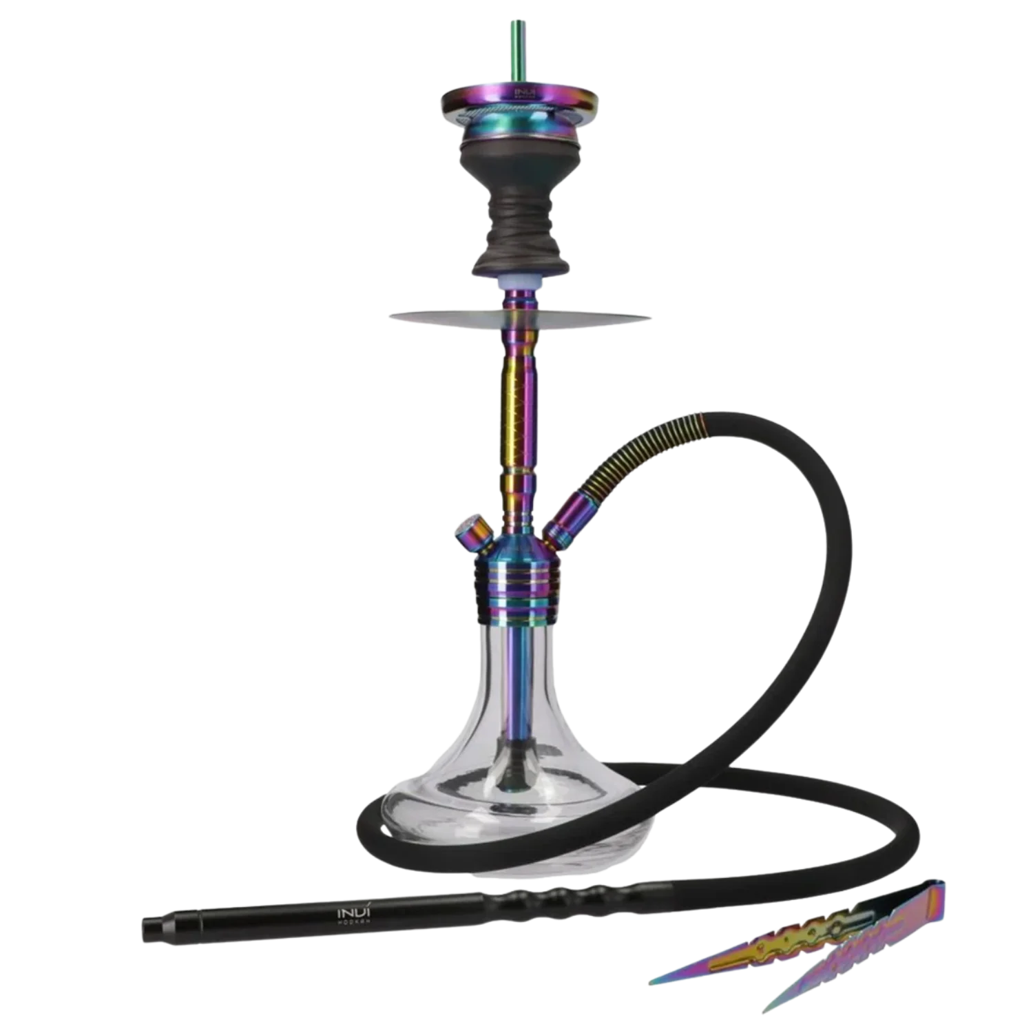 INVI Paradox V2 Edelstahl Rainbow Blue Clear Shisha