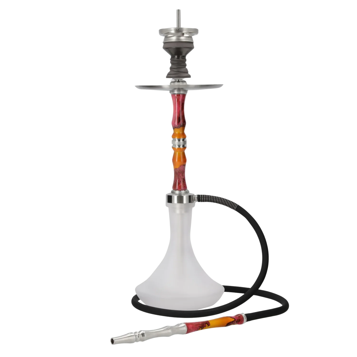 INVI Recursion Frosted Edelstahl Orange-Pink Shisha