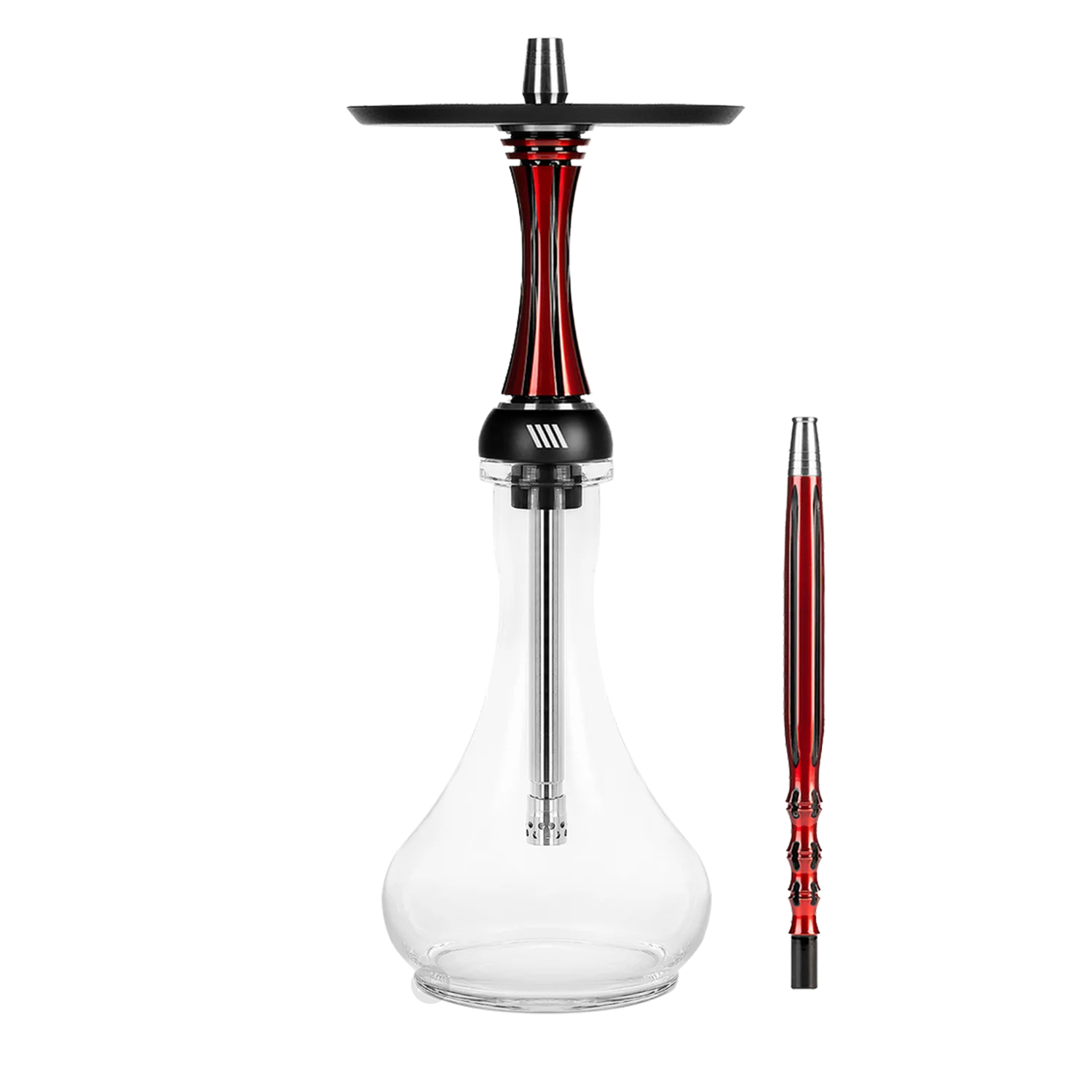 ALPHA Hookah Model X REVERSE Red Black