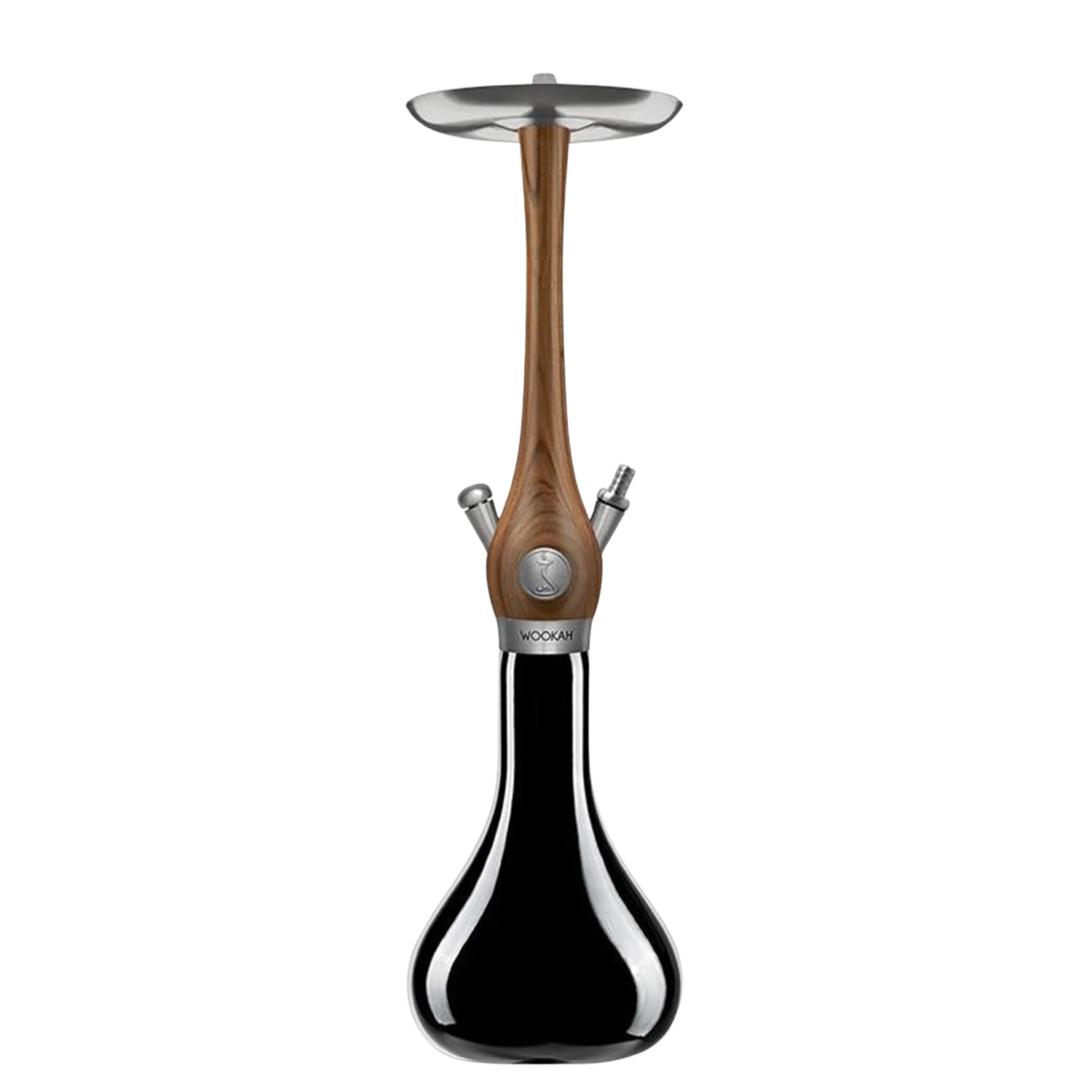 Wookah - Walnut / Smooth Black Shisha