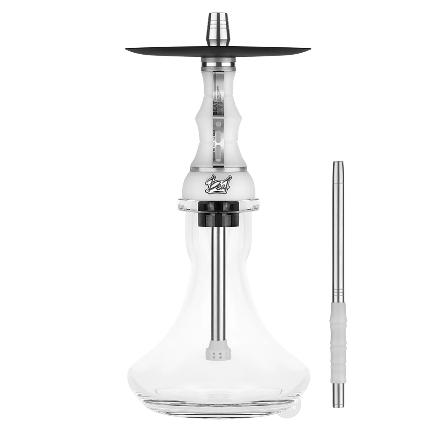 ALPHA Hookah BEAT White Silver Clear