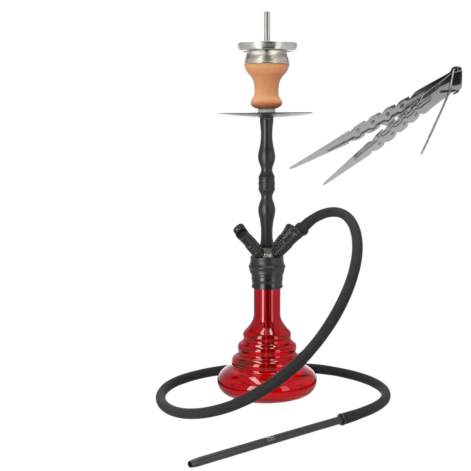 INVI Saros 500 Shiny - Schwarz-Rot Shisha Shisha
